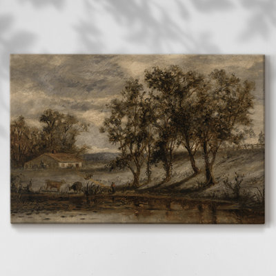 Paysages rétro-DC XXXVII -Galerie enveloppée Cavas