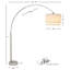 81" Double Shade Marble Base Floor Lamp – Stylish and Sophisticated Lighting for Any Room