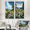 «Countryside River Bend», 2 pièces sur toile