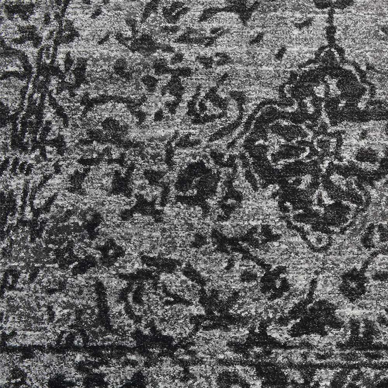 Bicknell Machine Made Heatset Polypropylene Area Rugs - Rectangle, Silver Color, Contemporary Modern Design, Low Pile Machine Made Area Rugs for Living Room, Bed Room