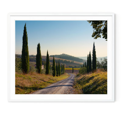 Perdus en Toscane - Photographie avec cadre photo sur papier