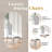Modern 70" Marble Dining Table Set, Elegant White Faux Marble Top And Stainless Steel Legs, High-Back Petal Design Pu Leather Chairs-187730761-187730762