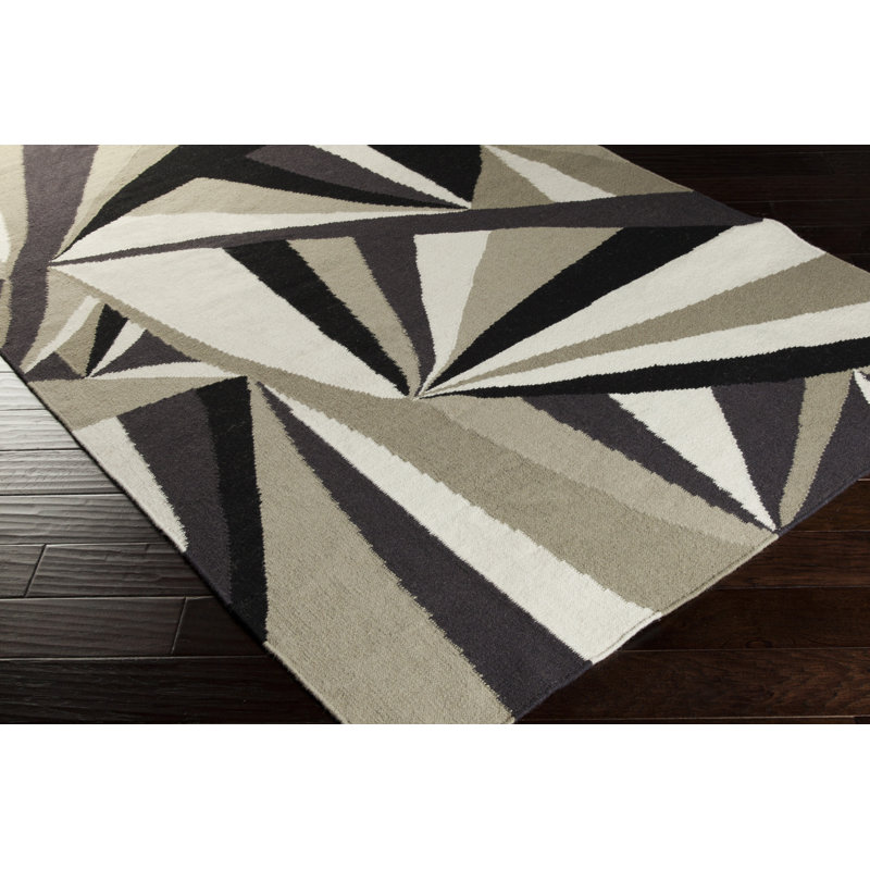 Voyages Wool Abstract Indoor Rug, Rectangle 2' x 3'