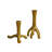 Raíz Studio Rooted Candle Holder – Hand-Cast Gold Sculptural Candle Stand (Tall & Short)-129105886