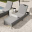 Chaise longue d'extérieur en rotin avec coussins toutes saisons Martha Stewart Bedford-109713920
