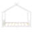 Queen House Floor Bed with Support Slats, Solid Wood Frame, No Box Spring Needed, and Open Construction for Safety and Imagination-1891582174-1890033502