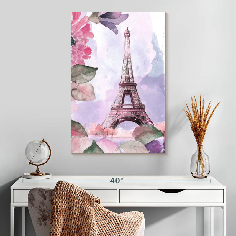 Aime Parisian Blossoms I, H 30 po x l 20 po