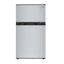 Frigidaire 3,1 pieds cubes Pi. Réfrigérateur compact avec congélateur, mini réfrigérateur 2 portes en acier inoxydable