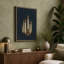 Candlelight Ceremony Art Deco - Wrapped Canvas-579238451-579238457