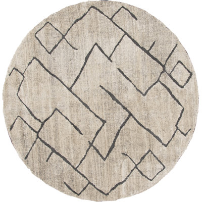 Tapis beige / noir Bungalow