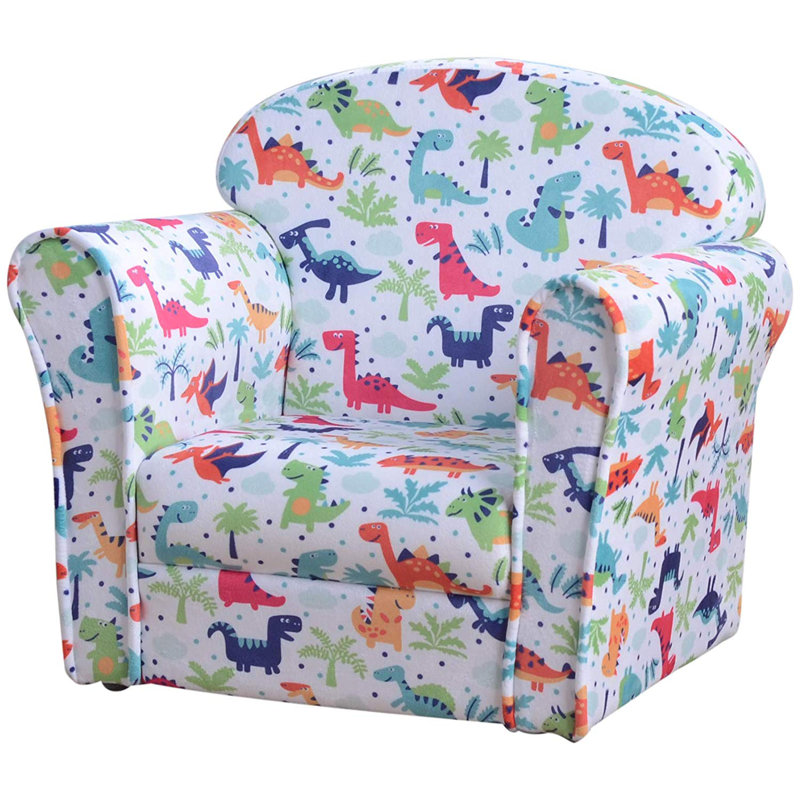 Monica Children's Chair, White/Pink/Blue, 44 x 50 x 39cm