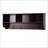 Entryway Coat Rack Wall Mounted with Storage Shelf, 38.6” W, Espresso Finish, 4 Dual Hooks | MDF | Traditional