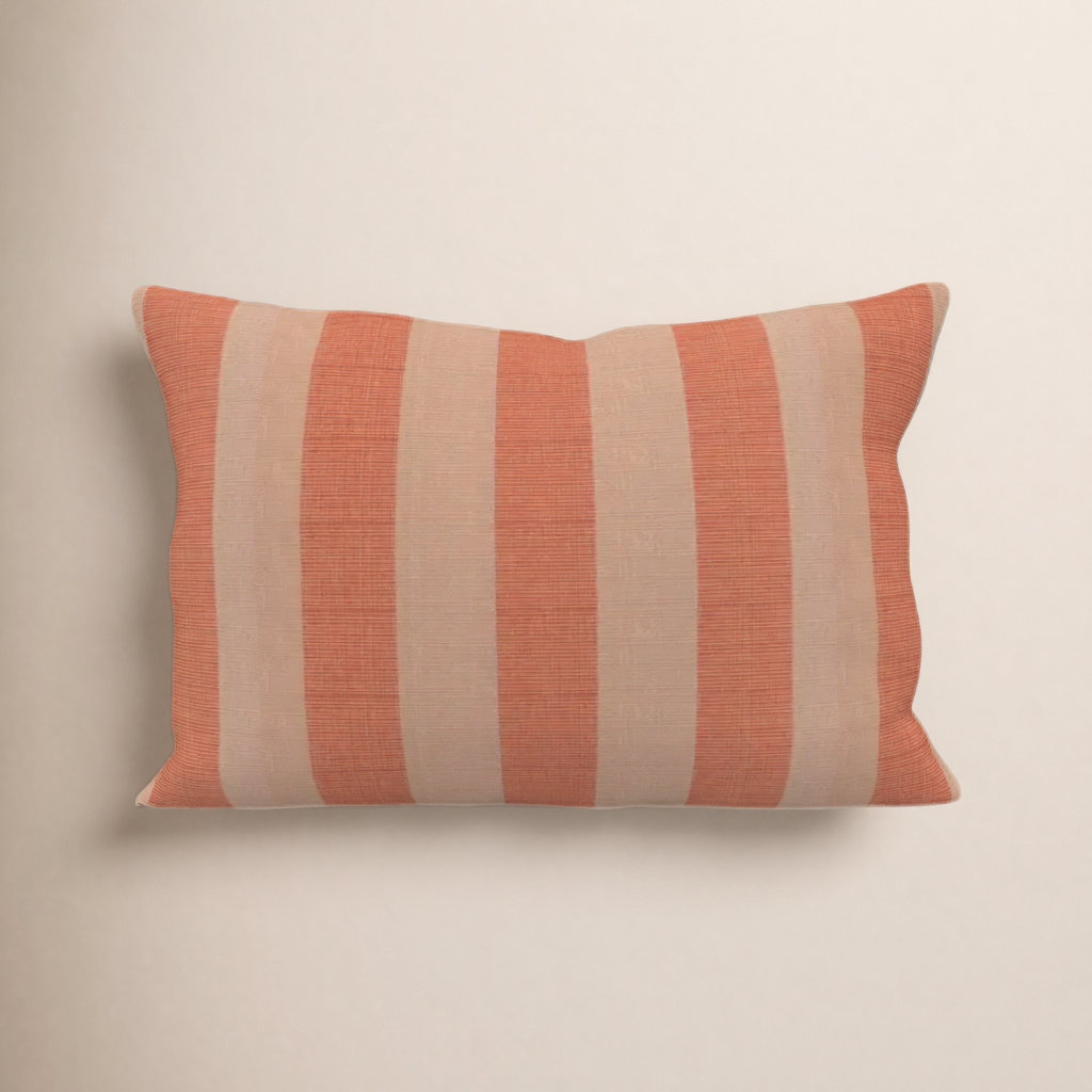 Lani 20" x 3" Sunbrella® Throw Pillow, Expressive Blush