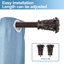 Tringle à rideaux simple ajustable Debolt-21683812-21683814