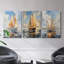 Série Sea and Shore Lxxiii - ensemble de toiles tendues avec châssis Premium - prêt à être accroché-967257161