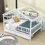 Lit en bois en forme de maison-88580467-88580470