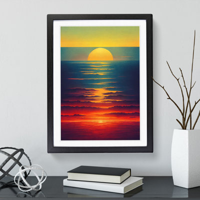 Sunset Watercolour Art No.6 - Wall Art