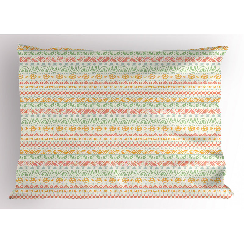 Polyester Striped Sham Set, Twin