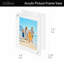 Vase en acrylique Zeldora, cadre photo magnétique étanche, cadre flottant transparent Lucite pour photos 4 x 6 et 5 x 7, vertical, 7,5 x 5,5 x 2 po