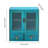 Wood Storage Cabinet 3-Tier Freestanding Double Door Storage Cabinet-2085096340