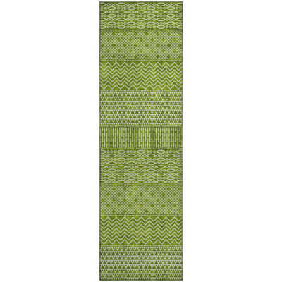 Premium Machine Washable Prisco Lime Rug