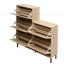 Armoire de rangement pour chaussures autoportante moderne
