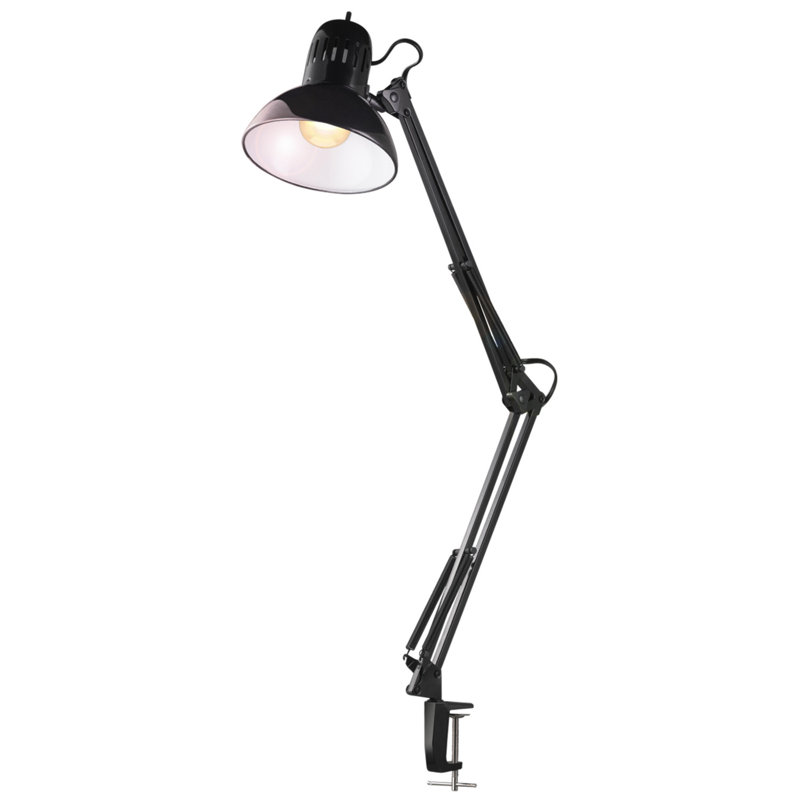 Gjore Adjustable Metal Desk Lamp Lamp, Black
