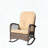 Oversized Outdoor Wicker Rocking Chair with Thick Cushions-103108420