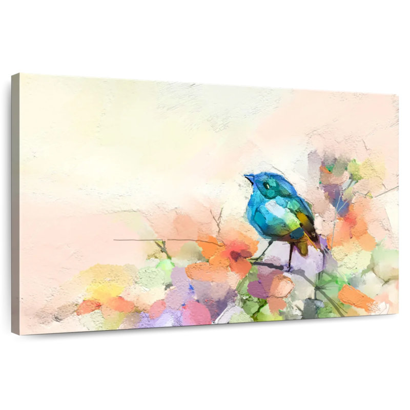 Brampt Bird Abstract, 8" H x 12" W