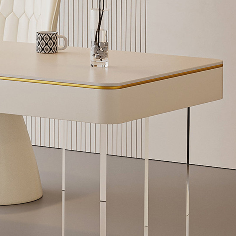 Bureau contemporain de luxe contemporain, H 29,52 po x l 62,99 po x P 23,62 po