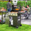 CLIY 3 - Burner 25000 BTU Gas Grill