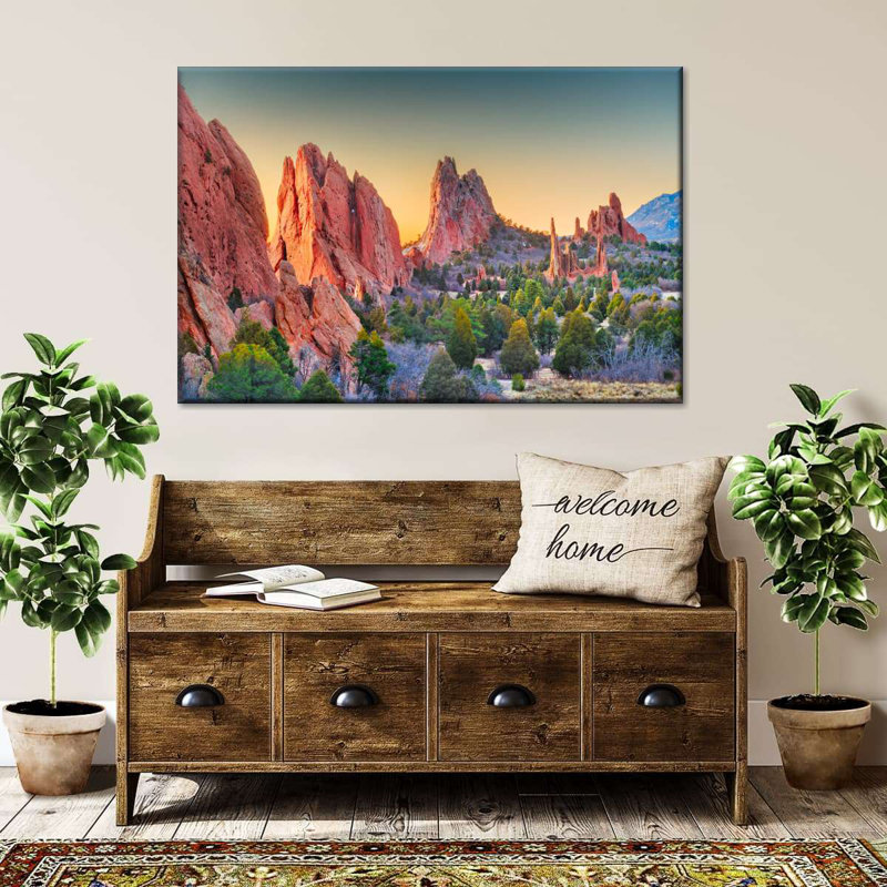 «Garden of the Gods Sunrise» sur toile, H 24 po x l 16 po x P 1,25 po