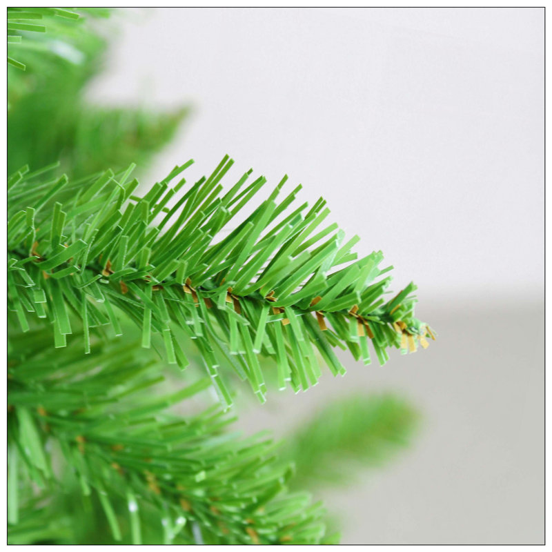 Classic Pencil Christmas Tree With Dense Branches, Suitable For Halloween And Christmas, 5' H