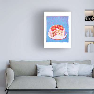 Julia Strawberries And Cream Canvas Art