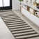 Hedya Two-Tone Wide Stripe Black/Beige Indoor/Outdoor Rug