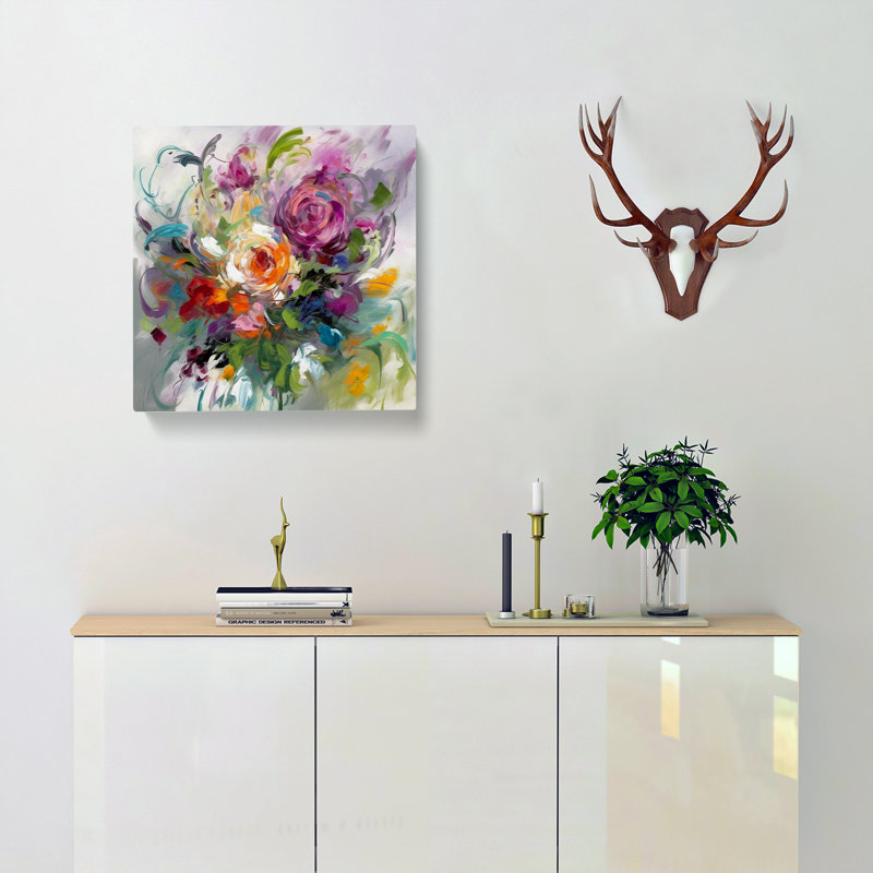 Floral Gestural Art No.6 - Print