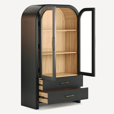 Decker Oak Accent Cabinet