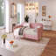 Lit de jour simple rembourré avec 4 pieds de soutien-1223327576