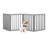PETMAKER 4-Panel Indoor Foldable Pet Gate-44859689