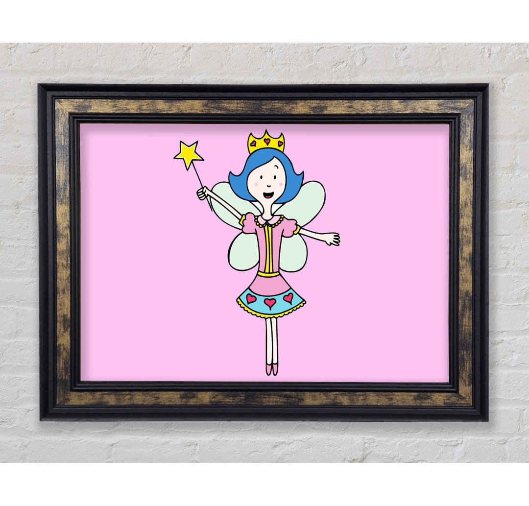 Fairy Princess Baby Blue - Einzelner Bilderrahmen Kunstdrucke