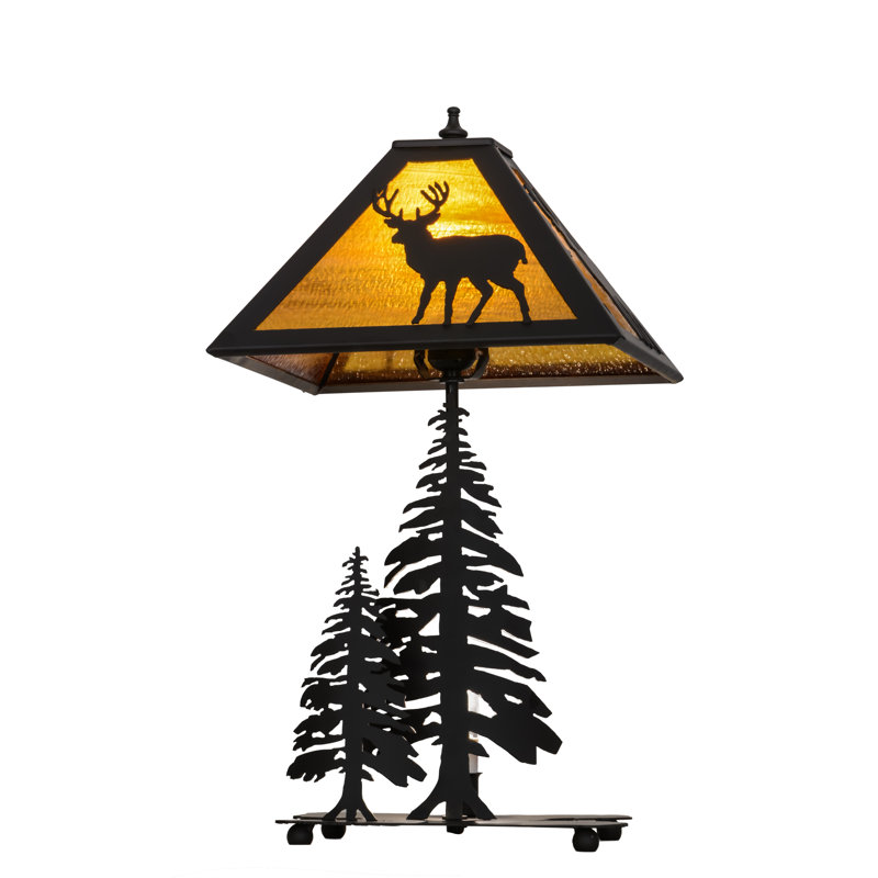 Rustic Lodge Table Lamp