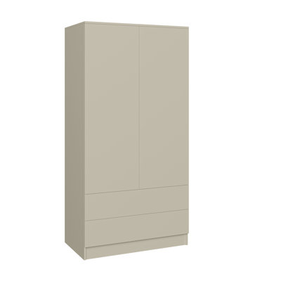 2 Door Manufactured Wood Wardrobe