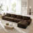 Brown -4Seat+1Ottman est en rupture de stock