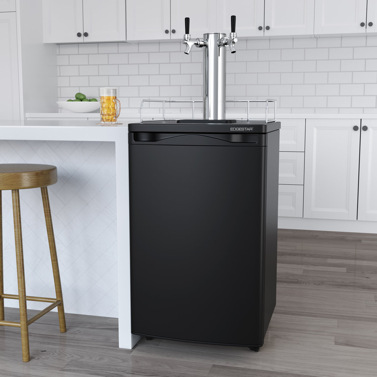 4.9 cu. ft. Dual Tap Full Size Kegerator | Fridge.com