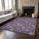Premium Machine Washable Prisco Plum Rug