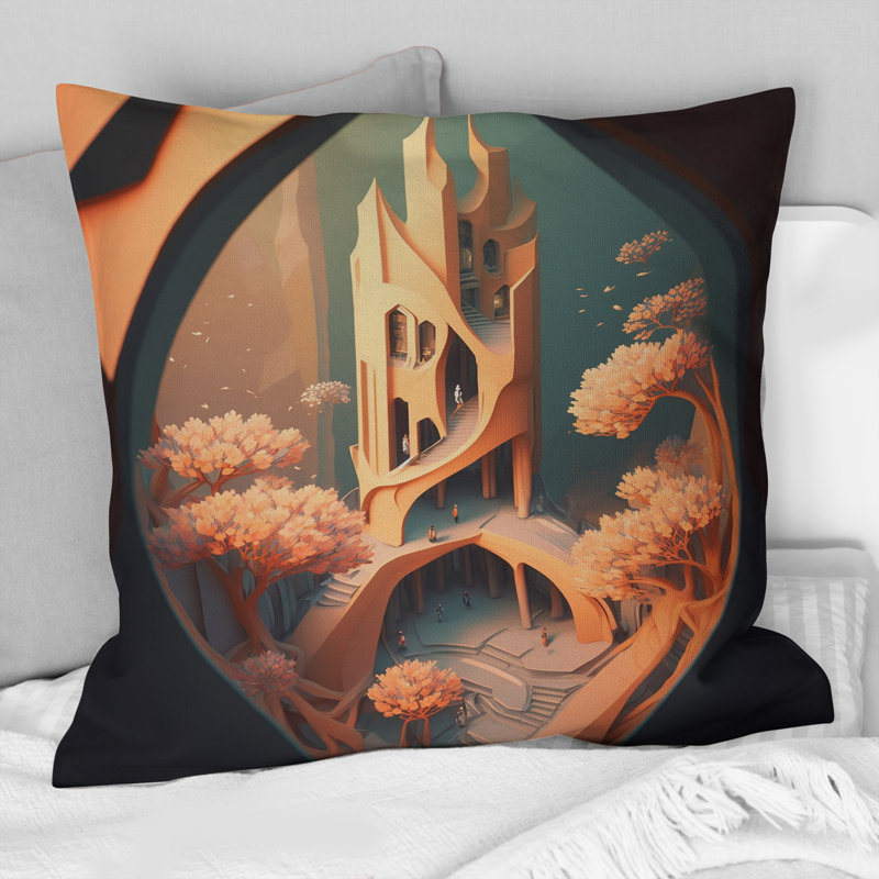 Coussin Futuristic Designs V - Towers