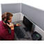 Panneau d'intimité acoustique avec grand support-16490270-16490268-16490278