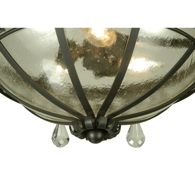 3 - Light Semi Flush Mount
