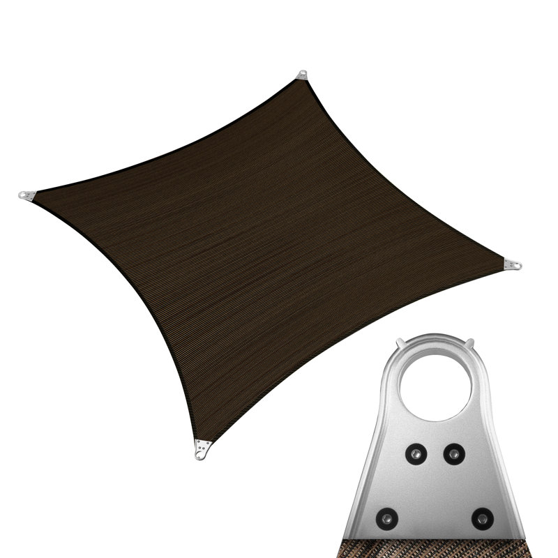 Voile d'ombrage Royal Ring, 18 pi x 30 pi, Brun