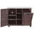 78.3" Outdoor Kitchen Island with Foldable Grill Table-43366854